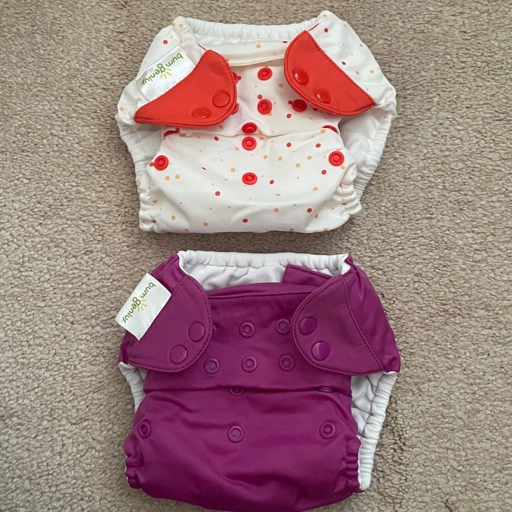 BumGenius Baby Pocket diapers - Set of 2